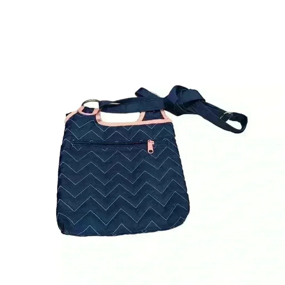 Cinda B Neptune Hipster, Blue & Pink Women’s Crossbody Bag